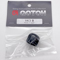 Gotoh VK3-BC Potentiometer Knob, black chrome 19mm