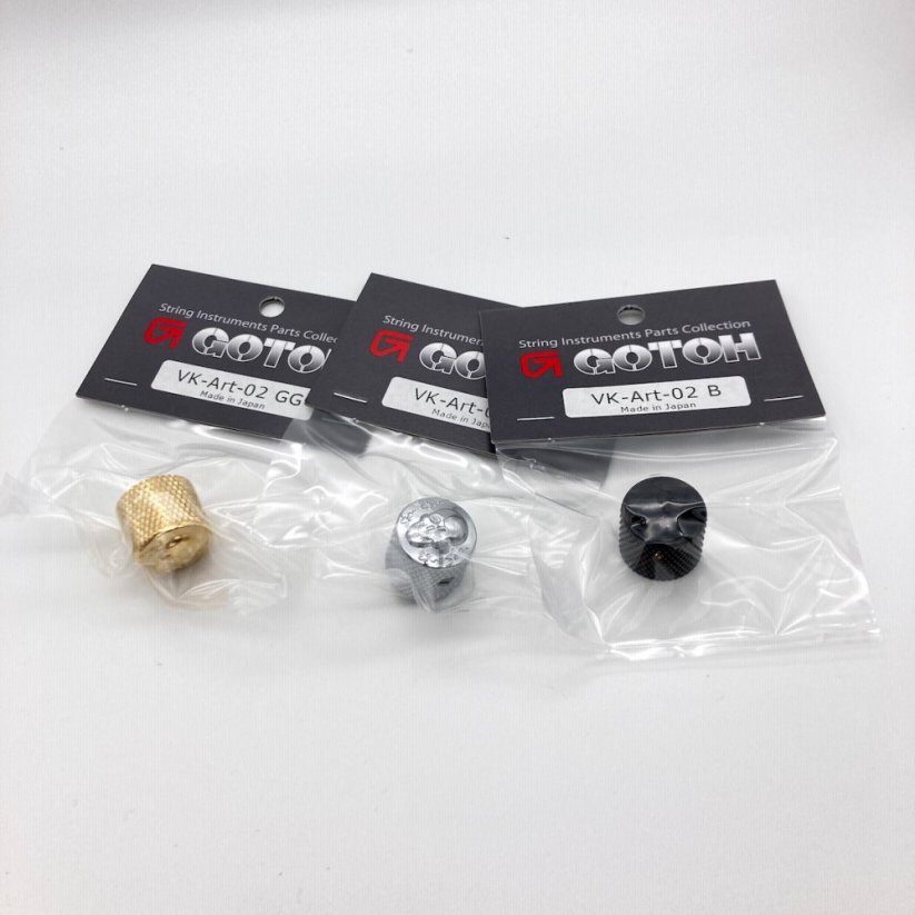 Gotoh VK-Art-02-CR Machined Art Potentiometer Knob, Skull, chrome