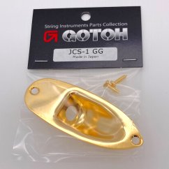 Gotoh JCS-1-GG Stratocaster Jack Cover, boat style, gold