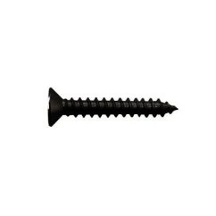 Hosco TS-05B Screw, black chrome 3.5x25mm