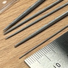 Hosco TL-BF5LR Non-clog Needle File Set of 5