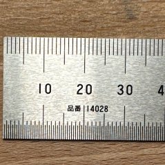 Hosco TL-RU300 Stainless Steel Ruler 300mm, precision etched lines, Shinwa 14028