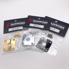 Gotoh JCB-4-BC Jack Plate, square, black