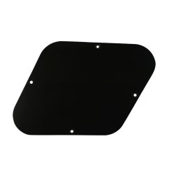 Hosco LP-102BK Les Paul Control Backplate, older type, narrow 90mm, black