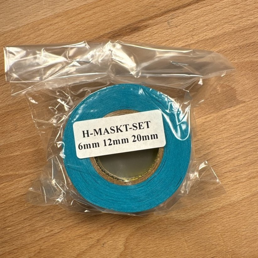 Hosco H-MASKT-SET Sada maskovacích pásek s nízkou lepivostí 6mm, 12mm, 20mm