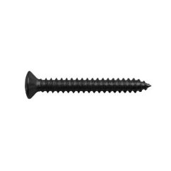Hosco TS-02B Screw, black chrome 3x25mm