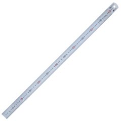 Hosco TL-RU600 Stainless Steel Ruler 600mm, precision etched lines, Shinwa 14036