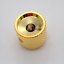 Gotoh VK-Art-01-GG Machined Art Potentiometer Knob, Eye of Horus, gold