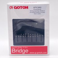 Gotoh GTC202-BC Telecaster Bridge, set, black chrome