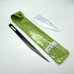 Hosco TL-I-KU10D Japanese Kuri Knife, Hand Forged, Double Bevel, 10 mm