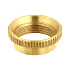 Hosco DTRN-G Deep Thread Round Nut for Switchcraft toggle switch, gold