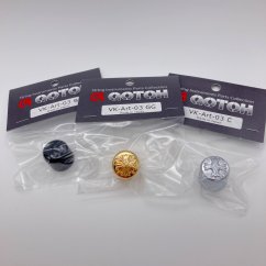 Gotoh VK-Art-03-CR Gombík na potenciometer chróm Staroveký kríž