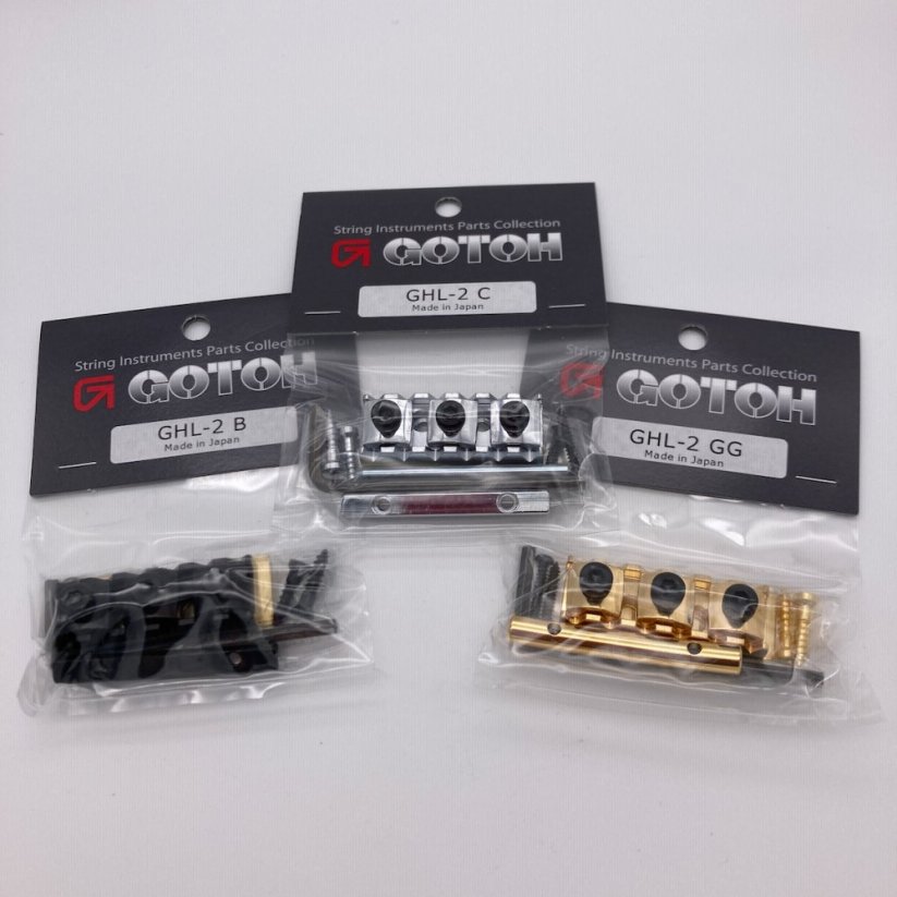Gotoh GHL-2-BC Top Mount Lock Nut Floyd Rose, black