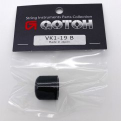 Gotoh VK1-19-BC Potentiometer Knob, black chrome 19mm