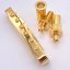 Gotoh GE103B-T-GG Tune-O-Matic Bridge (Nashville 14mm) with larger M8 metric posts and anchors, gold