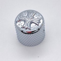 Gotoh VK-Art-03-CR Gombík na potenciometer chróm Staroveký kríž