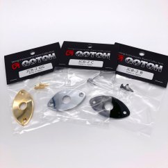 Gotoh JCB-2-BC Jack Plate, football shape, black