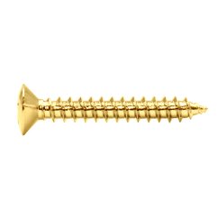 Hosco NS-01G Skrutka Pozlátená 3.5x25mm