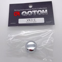 Gotoh VK3-CR Potentiometer Knob, chrome 19mm