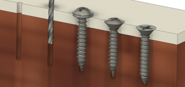 How to correctly drill a pilot hole?