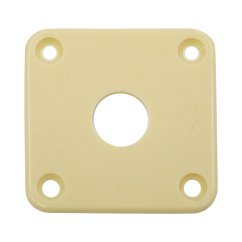 Hosco P-100I Les Paul Jack Plate, square, cream