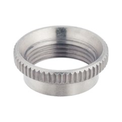 Hosco DTRN-N Deep Thread Round Nut for Switchcraft toggle switch, nickel