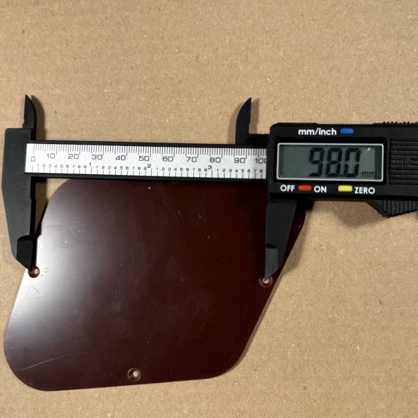 Hosco LP-102BR Kryt na gitaru Les Paul hnedý, užší 90mm