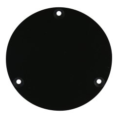 Hosco LP-101BK Les Paul Switch Backplate, older type, smaller 54mm, black