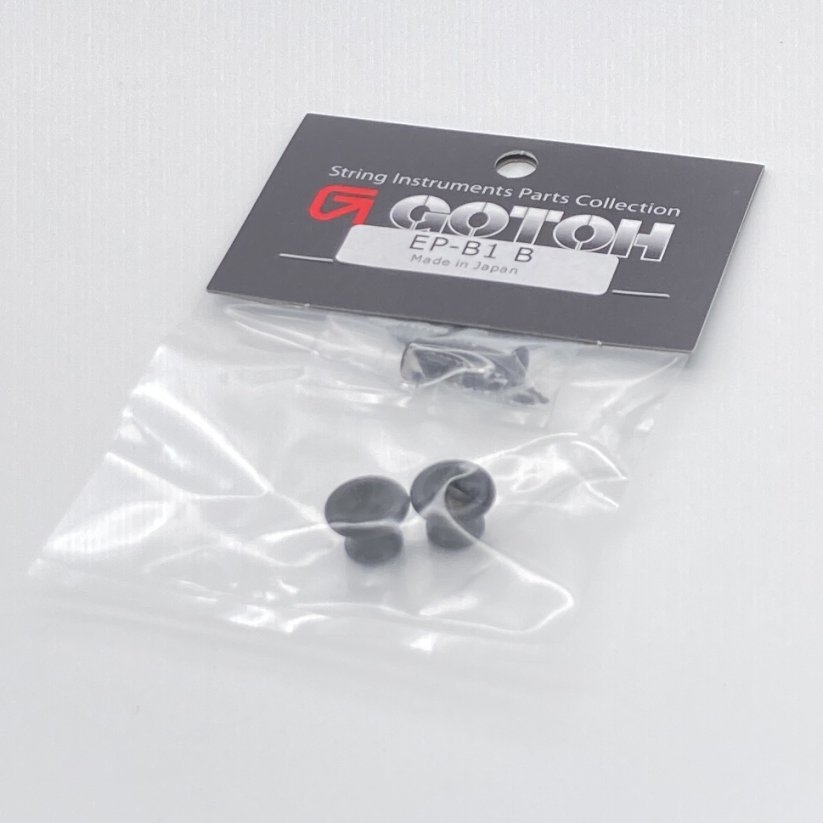 Gotoh EP-B1-BC Strap Pins, black, set of 2